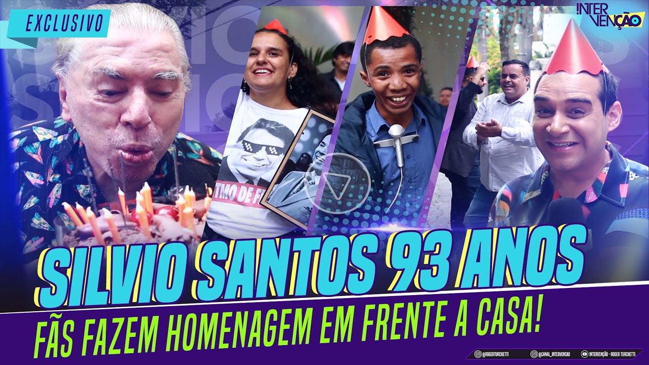 EXCLUSIVO! SILVIO SANTOS RECEBE HOMENAGEM DOS FÃS EM SUA CASA E REVELA VOLTAR PARA A TV I 223