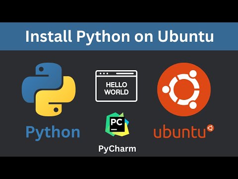 Install Python On Ubuntu Pycharm Hello World Using Python