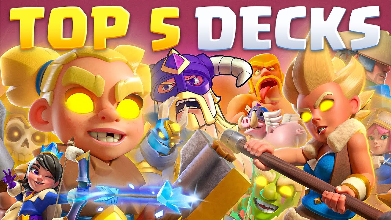TOP 5 BEST DECKS AFTER THE AUGUST UPDATE! 🏆