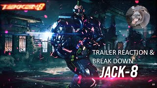 Tekken 8 - Jack-8 gameplay trailer reaction and breakdown