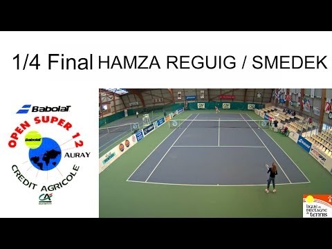 Victory of Smedek (CZE) over Hamza Reguig (FRA) (7/6(1) 6/1) Open Super 12 Auray Tennis
