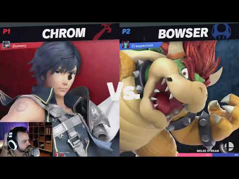 IzAw Sub Tourney 2 Losers Quarters - Creeper (Bowser) Vs. GUMMY (Chrom) Smash Ultimate - SSBU