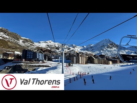 Val Thorens New Year’s Day Skiing 2026 |  3 Valleys France | First Skiers of 2026