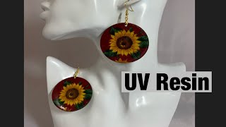 How to apply UV resin to earrings