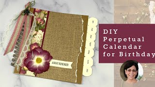 How to Make a Perpetual Calendar for Birthdays + Free Printable