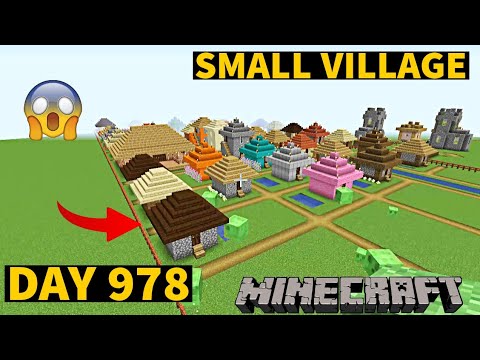 HU Smart Gamer - I build Small Village in Minecraft Creative mode 2023 Day 978
