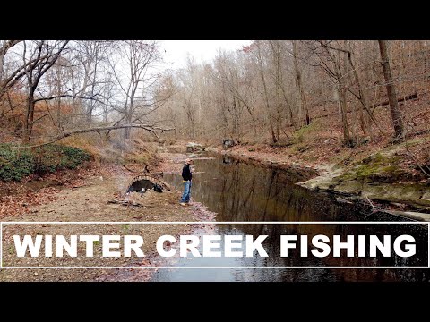 How to Winter Fish in a Small Creek