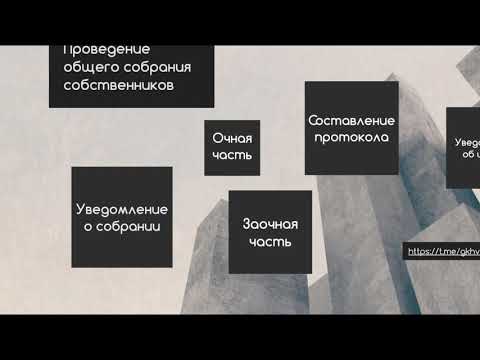 Инструкция о проведении общего собрания собрания собственников в очно-заочной форме 2019 - 2021