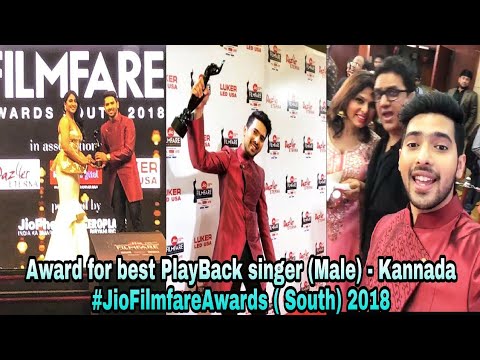 Armaan Malik Received Award For Best PlayBack Singer Male - Kannada || JioFilmfareAwards South 2018