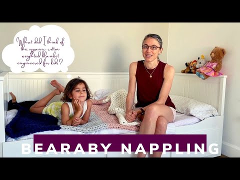 Bearaby Nappling - Organic Weighted Blanket For Kids