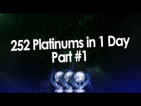 Most Platinum Trophies in 1 Day (25.08.2018) Part 1