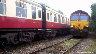 preview picture of video 'UK Railtours | 67016 and 67002 + 66126 RHTT | Liskeard And Par | 3/9/2011'