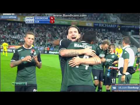 Wanderson Amazing Goal ~ FC Krasnodar 4 1 HJK ~ Europa League Qualification 2015 2016