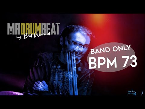 BPM 73 drumless track SUNRISE for Drummer