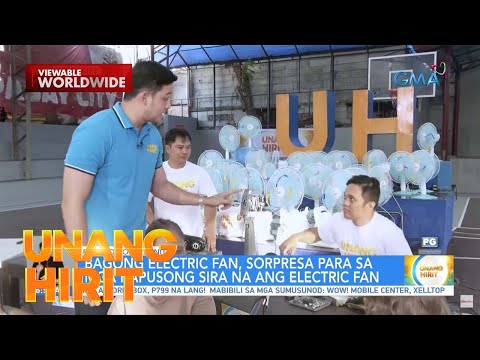 Libreng electric fan repair sa Pasay! Unang Hirit
