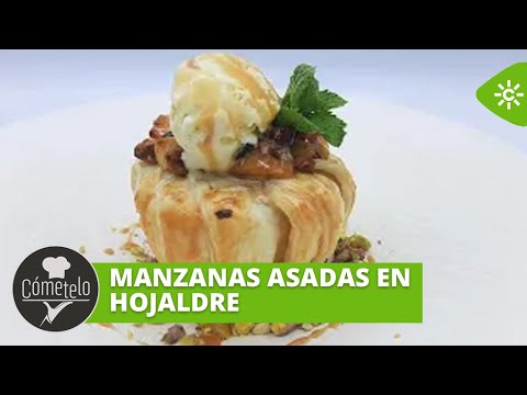 Cómetelo | Manzanas asadas en hojaldre