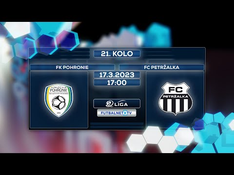 2.liga 2022/2023 21.kolo: FK Pohronie - FC Petržalka (zostrih)
