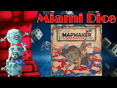 Mapmaker: The Gerrymandering Game - A Miami Dice Review