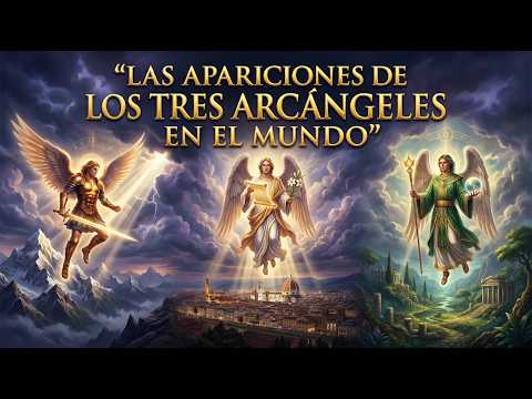 Apariciones de los Santos Arcángeles Miguel Rafael y Gabriel. Ángeles Custodios.