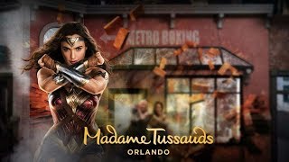 preview picture of video 'New interactive Justice League exhibit at Madame Tussauds Orlando'