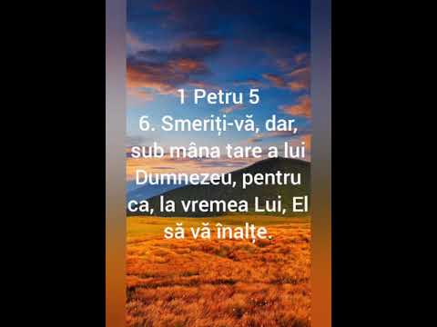 Sub mâna Ta cea tare să mă smeresc mereu - video