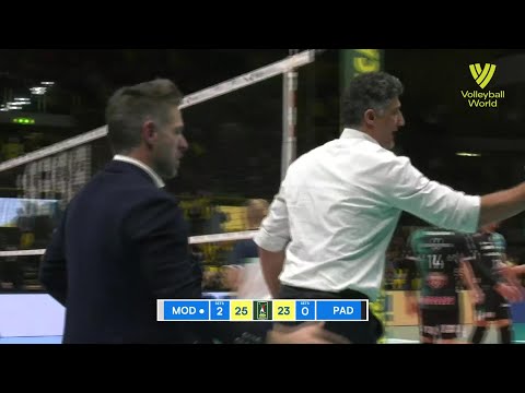 Valsa Group Modena vs. Pallavolo Padova - FIVB - SuperLega - Match Highlights