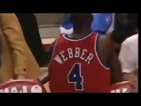 Chris Webber Bullets 33pts 10rebs 7asts vs Bulls (1997)