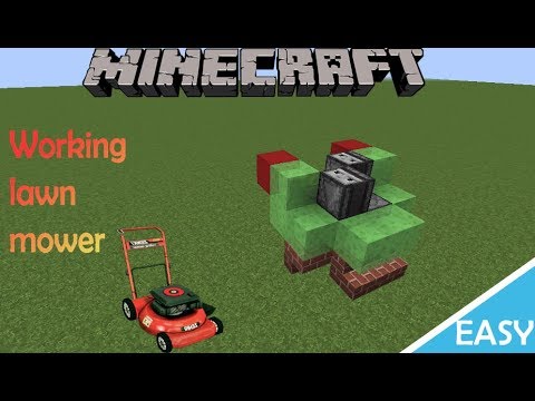 Ultimate Minecraft Redstone Lawn Mower!
