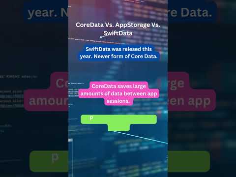 CoreData vs. AppStorage vs. SwiftData #SwiftUI #SwiftuiTutorials #Shorts #appledevs