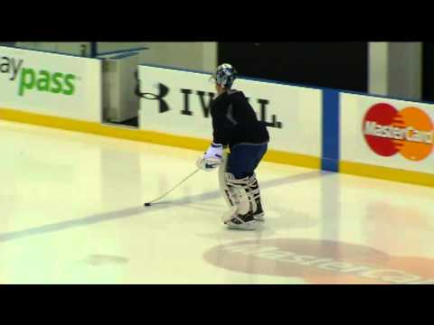 James Reimer Skates in Practice - 11/18/11