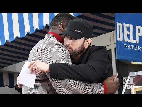 Eminem's Emotional Speech At 50 Cent's Hollywood Walk Of Fame Ceremony (Multicam Video)