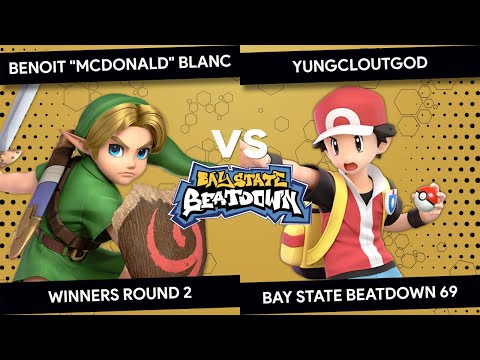 Bay State Beatdown 69 - Benoit "McDonald" Blanc (Young Link) vs. YungCloutGod (PKMN Trainer) - WR2
