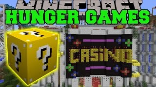 Minecraft: CASINO ISLAND HUNGER GAMES - LUCKY BLOCK MOD - Modded Mini-Game