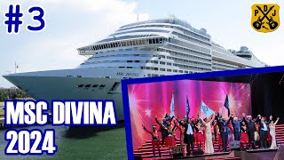 MSC Divina Pt.3 - Almost Ocean Cay, Italian Dinner, Acrobatics Show, Debarkation, PortMiami Stroll