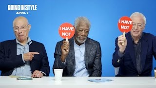 The Cast of Going In Style Play &quot;Never Have I Ever&quot; // Presented By BuzzFeed &amp; Going In Style