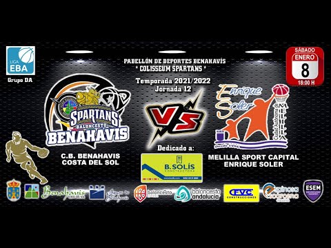 LIGA EBA DA T21_22 J12 CB BENAHAVIS COSTA DEL SOL VS MELILLA SPORT CAPITAL ENRIQUE SOLER