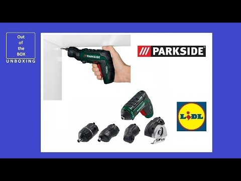 Parkside Cordless Screwdriver PAS 4 B3 UNBOXING (Lidl 1500 mAh  5.0 Nm 4V)