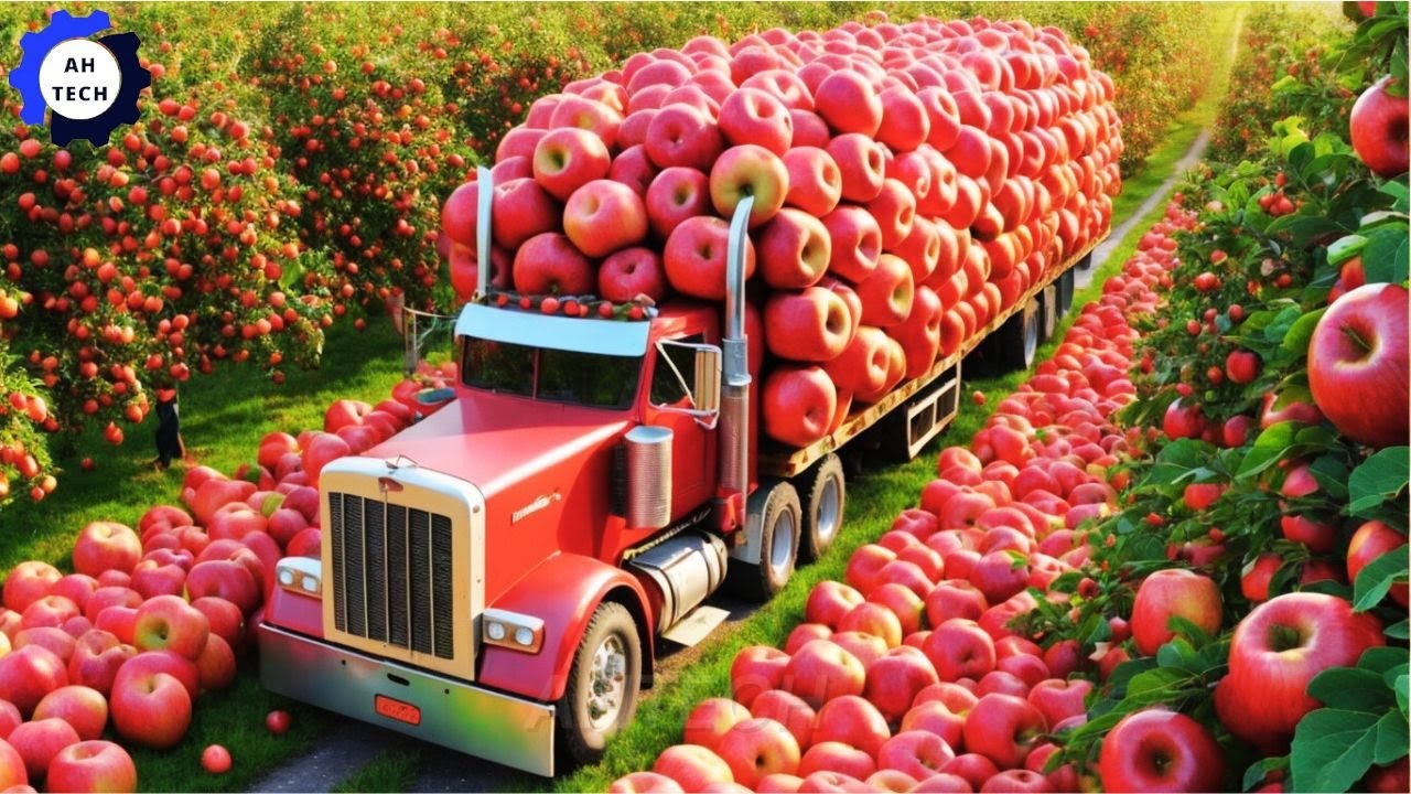 125 Most Satisfying Agriculture Technology ►85 | Harvest & Processing Apple Juice on Another Level