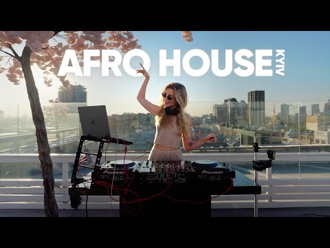 Afro House Mix 2024 | Kyiv Rooftop Sunset Vibes | Dark Feel