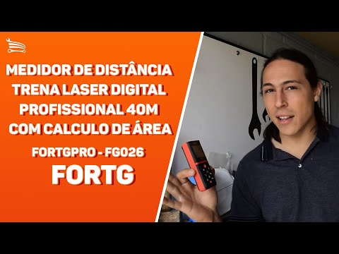 Medidor de Distância Trena Laser 80 metros Profissional com Calculo de Área - Video