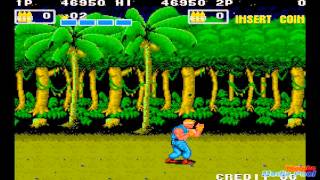 1988 P.O.W.: Prisoners of War (Arcade) Game Playthrough Retro game