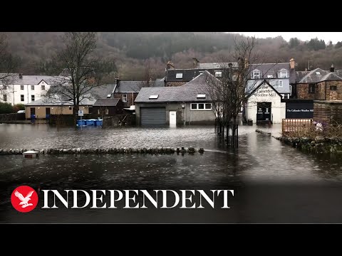 Floods hit Scotland and Wales after heavy rainfall