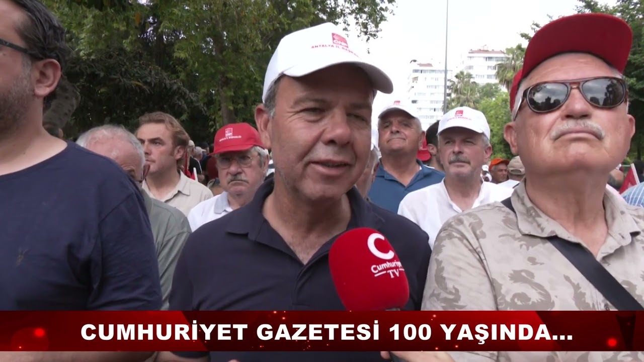 Cumhuriyet Gazetesi'nin 100. yılı için Antalyalılar ne dedi?