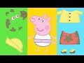 Peppa Pig - Dress up Peppa Pig - Learn Colouring - Learning with Peppa Pig