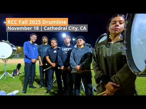 RCC Fall 2025 Drumline - Full Lot - Cathedral City, CA - [Multi-Angle]