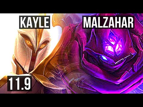 KAYLE vs MALZAHAR (MID) (DEFEAT) | Rank 3 Kayle, Rank 22 | EUW Challenger | v11.9