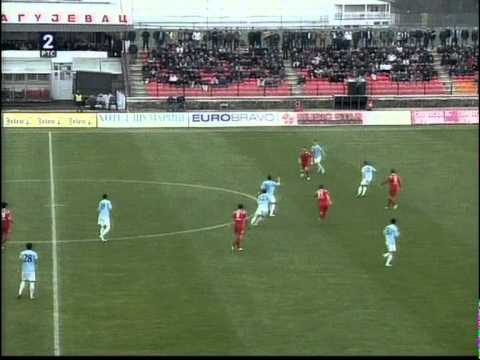 Radnički - Rad 4:2, 15. kolo JSL 2011/12, golovi, snimak RTS