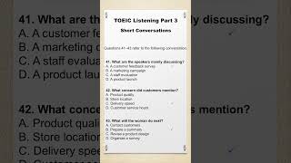 TOEIC listening Part 3 - Short Conversations (Updated 2026)