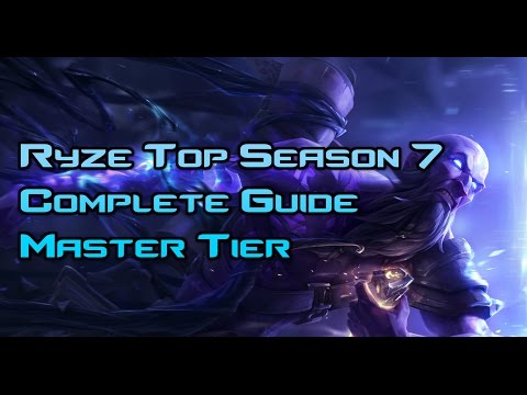 Grizzly - Ryze Top Lane Guide Season 7! [Master Tier]
