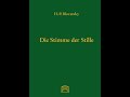 Die Stimme der Stille